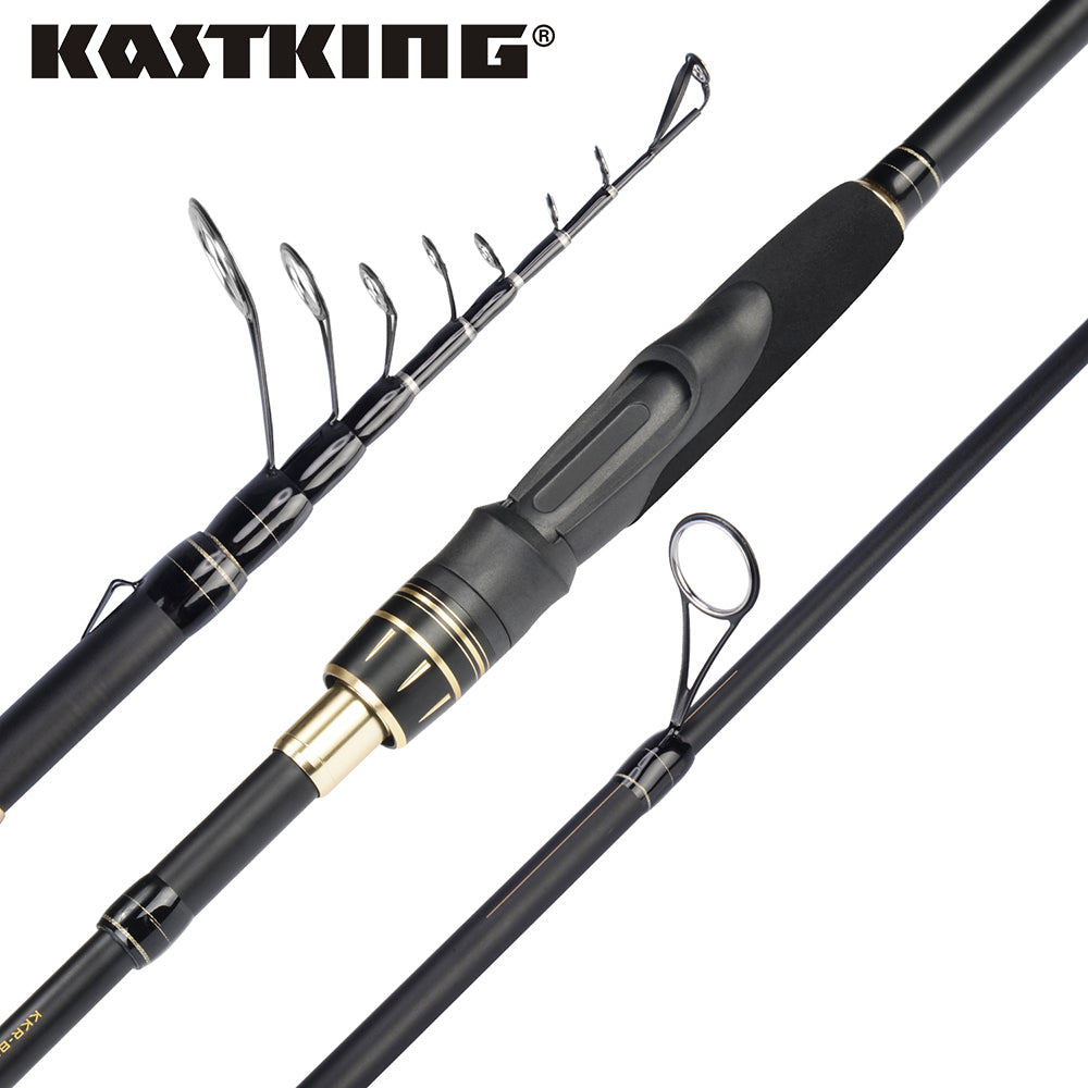 BlackHawk II Telescopic Spinning Casting KastKing Fishing Rod